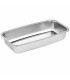 Barquettes inox scellables GN 1/3 325x172mm H55mm