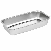 Barquettes inox scellables GN 1/3 325x172mm H55mm