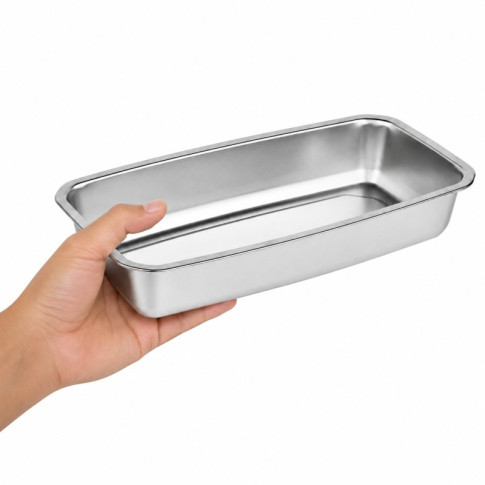 Barquettes inox scellables GN 1/3 325x172mm H55mm
