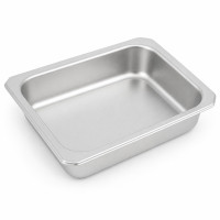 Barquette inox scellable GN 1/8 160x130mm H36mm