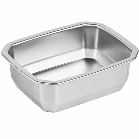 Barquettes inox scellables GN 1/8 160x130mm H45mm