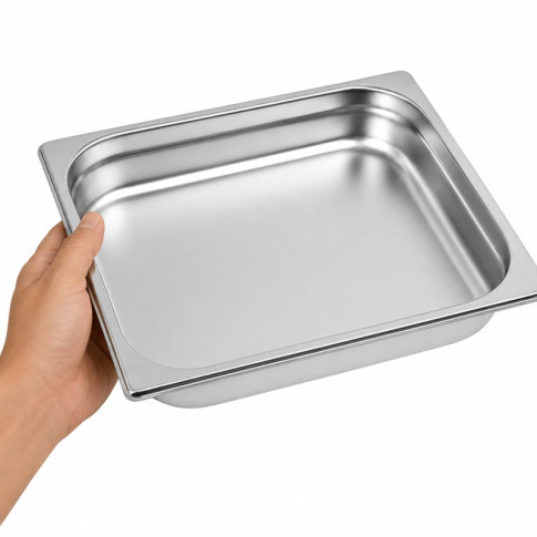 Bac GN inox 1/2 H 4 cm 325x265mm H40mm