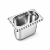 Bac GN inox 1/9 H 10cm 176x108mm H100mm