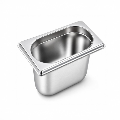 Bac GN inox 1/9 H 10cm 176x108mm H100mm