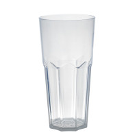 Verre à facette Cupoly en plastique PP  H127mm 240ml