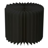 Presentoir Noir pliable avec plateau en acrylique  H400mm
