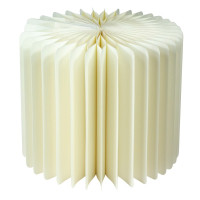 Presentoir blanc pliable avec plateau en acrylique  H400mm