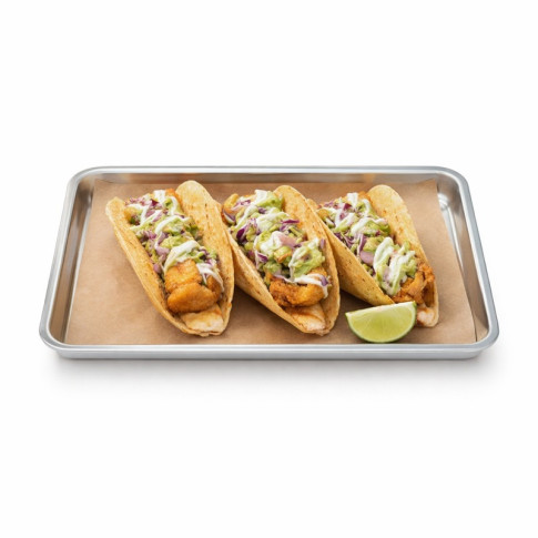 Plateau de service NoxTray en acier inoxydable  320x220mm H20mm