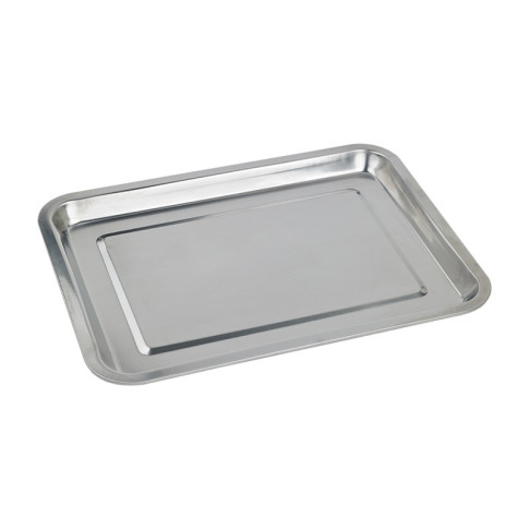 Plateau de service NoxTray en acier inoxydable  360x270mm H20mm