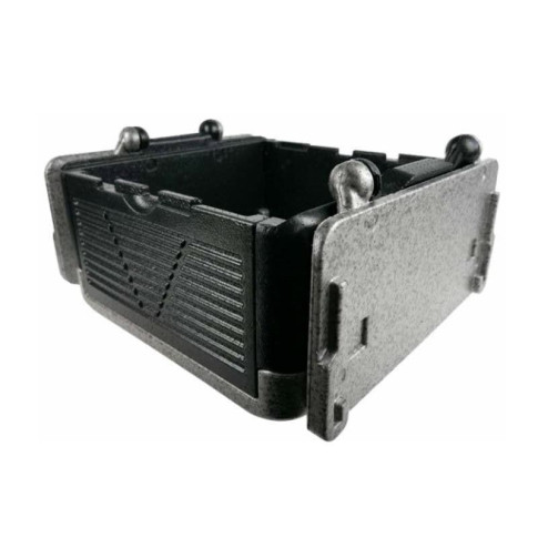 Box pliante isotherme noire 420x420mm H250mm
