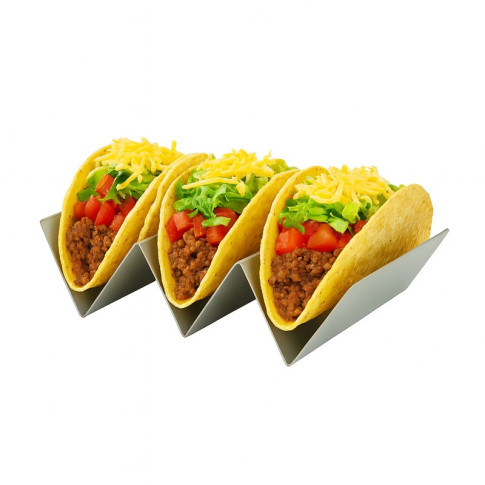 Support à tacos NoxTray en acier inoxydable  199x100mm H60mm