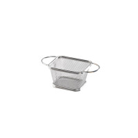 Mini panier friteuse métal avec double anse  162x77mm H74mm