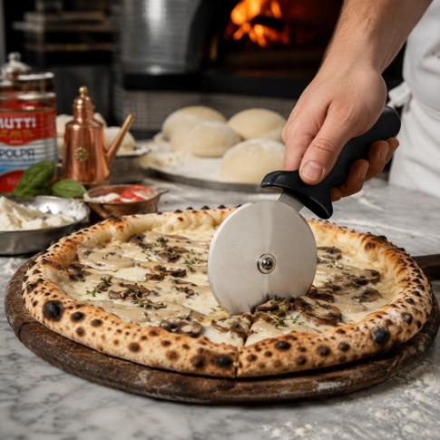 Roulette à pizza professionnelle  diametre de lame 10 cm 235x100mm