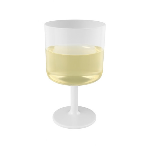 Verre à vin Cupoly en plastique PP réutilisable  H121mm 250ml