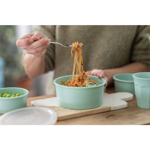 Bol Phoenix en plastique RPET réemployable vert d'eau  H77mm 1500ml