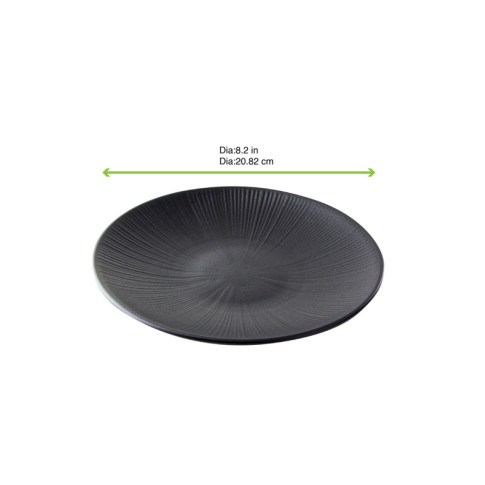 Black Phoenix assiette noire ré-employable  H28mm