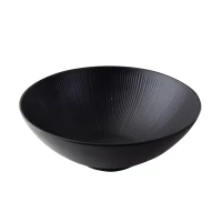 Black Phoenix bol noir ré-employable  H88mm 1800ml