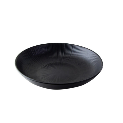 Black Phoenix assiette creuse noire ré-employable   H46mm 950ml