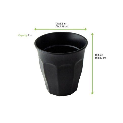 Black Phoenix gobelet à cafe noir ré-employable   H89mm 200ml