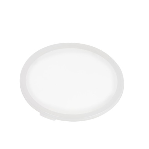 Couvercle réemployable en plastique RPET translucide   H7mm