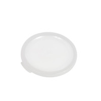 Couvercle réemployable en plastique RPET translucide   H7mm
