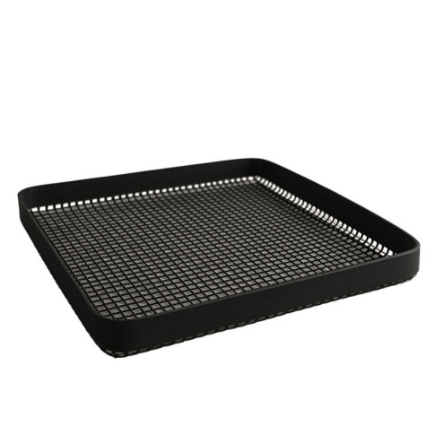 Tapis grillagé en silicone avec bordure pour BBQ 305x305mm