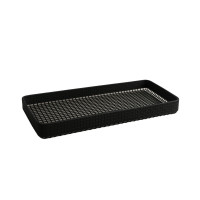 Tapis grillagé en silicone avec bordure pour BBQ 279x140mm H13mm
