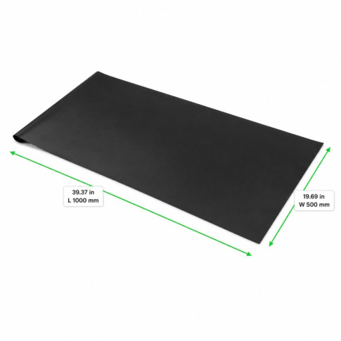 Revêtement de four en fibre de verre revêtue de Silicone 1 000x500mm
