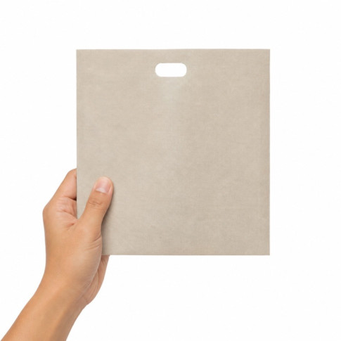 Sac grille pain marron clair en silicone  160x180mm
