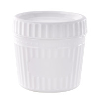 Combo Bol CookShow verre opale + Couv en plastique PP  H78mm 260ml