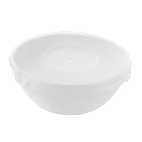 Combo Bol CookShow verre opale + Couv en plastique PP  H50mm 250ml