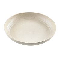 HUSKLY Assiette réemployable composite beige  H30mm