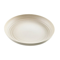HUSKLY Assiette réemployable composite beige  H30mm
