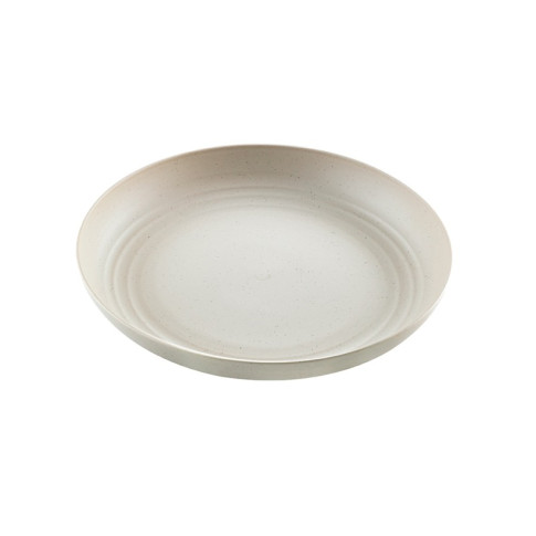 HUSKLY Assiette réemployable composite beige  H30mm