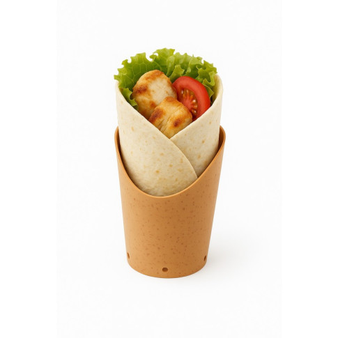 Etui à wrap réutilisable avec 6 trous de ventilation  H118mm 220ml