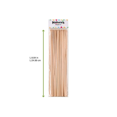 Brochette bambou ronde    H250mm