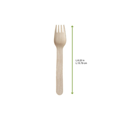 Fourchette bois 28x10mm H158mm