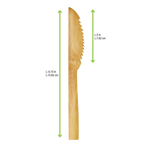 Couteau bambou  H160mm