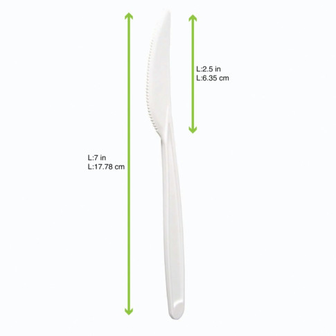 Couteau PLA blanc    H180mm