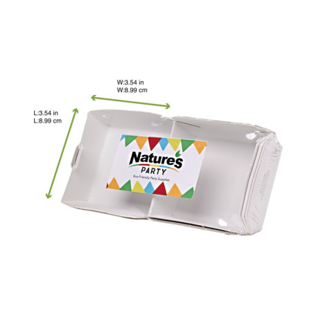 Mini boîte burger carton blanc