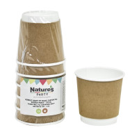 Gobelet carton laminé PLA double paroi  H60mm 120ml