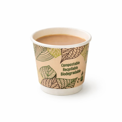 Gobelet carton laminé PLA double paroi  H60mm 120ml