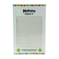 SERVIETTE COTON CREME 400x400mm