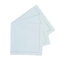 Serviette coton blanc 400x400mm