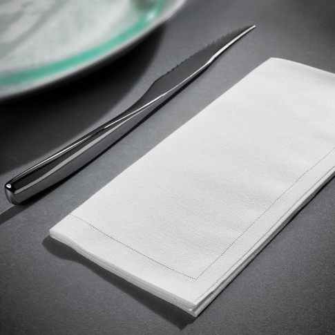 Serviette coton blanc 400x400mm