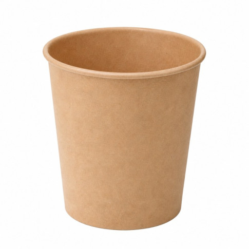 Pot carton kraft brun chaud et froid  H35mm 60ml