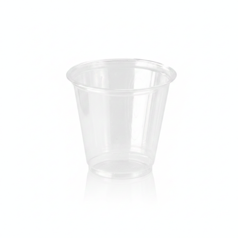 Pot plastique PET transparent  H68mm 150ml