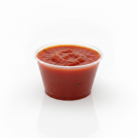 Pot plastique PET transparent  H60mm 150ml