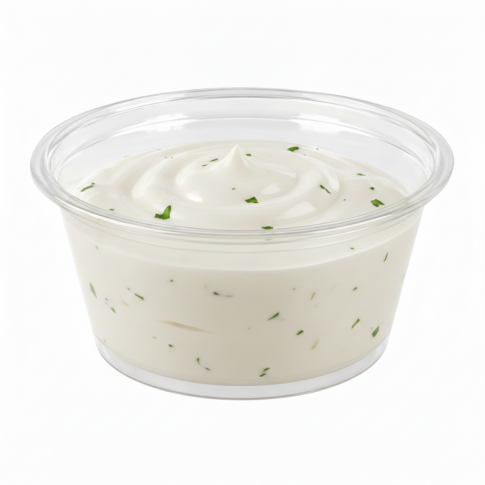 Pot plastique PET transparent  H31mm 60ml