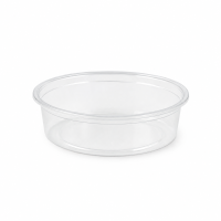 Pot plastique PET transparent rond   H20mm 40ml